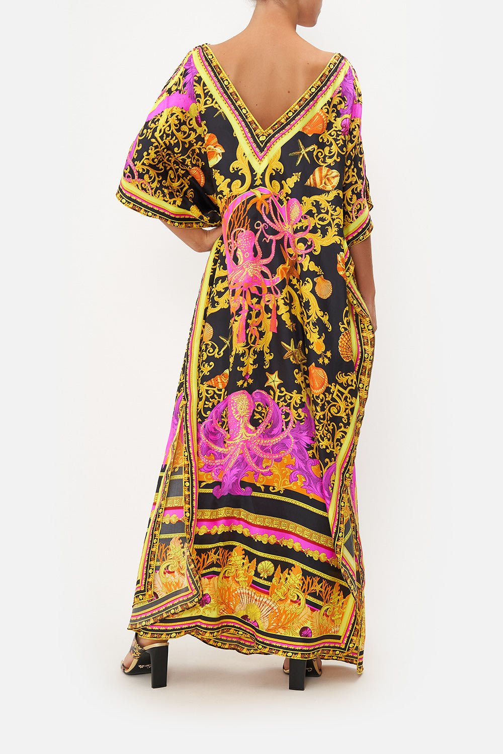 SLIM KAFTAN WITH HARDWARE OCTOPIA