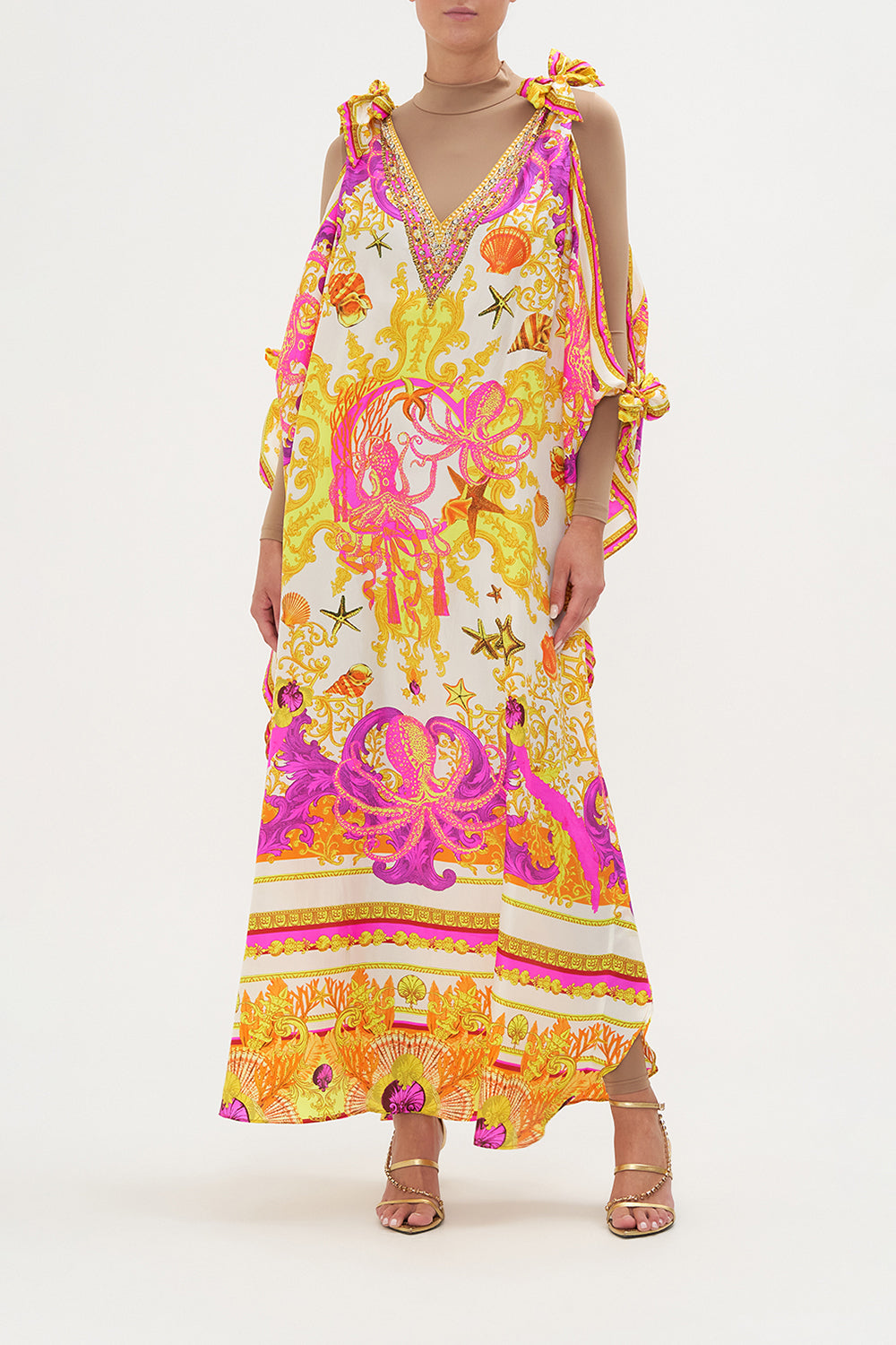 SCARF TIE KAFTAN SQUID SQUAD