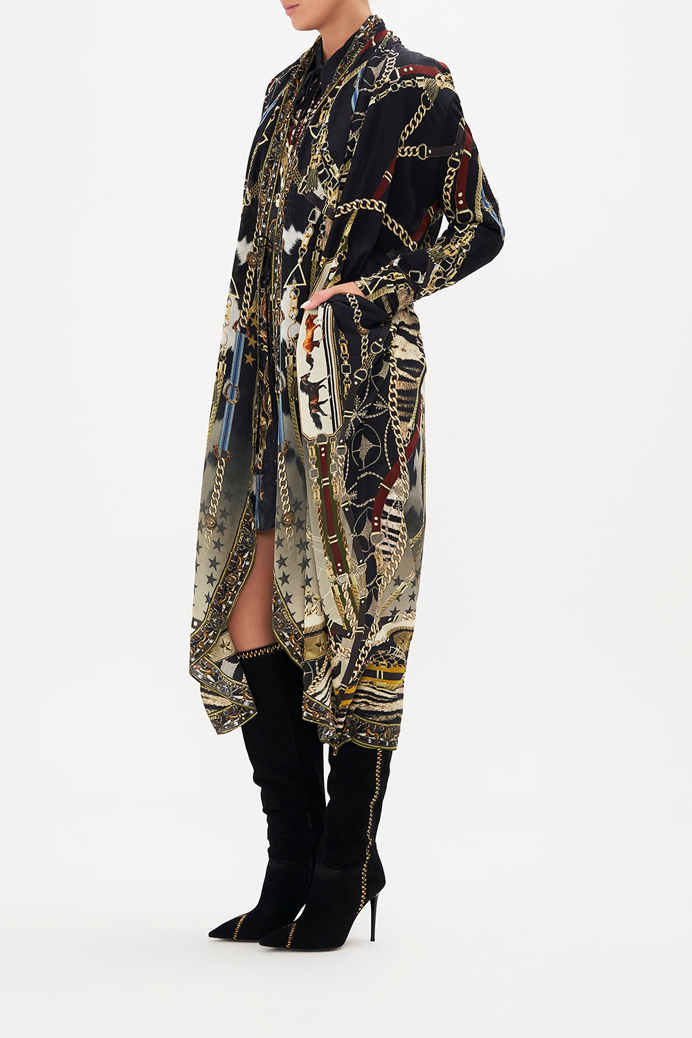 LONG CASUAL JACKET WITH POCKETS BOSS OF THE BRUMBIES