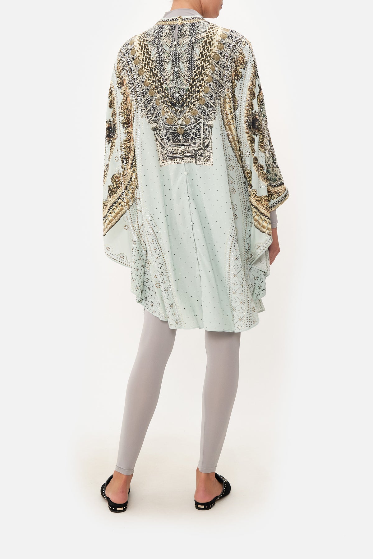 SHORT KAFTAN WITH HIGH NECK FREE ESPIRITU