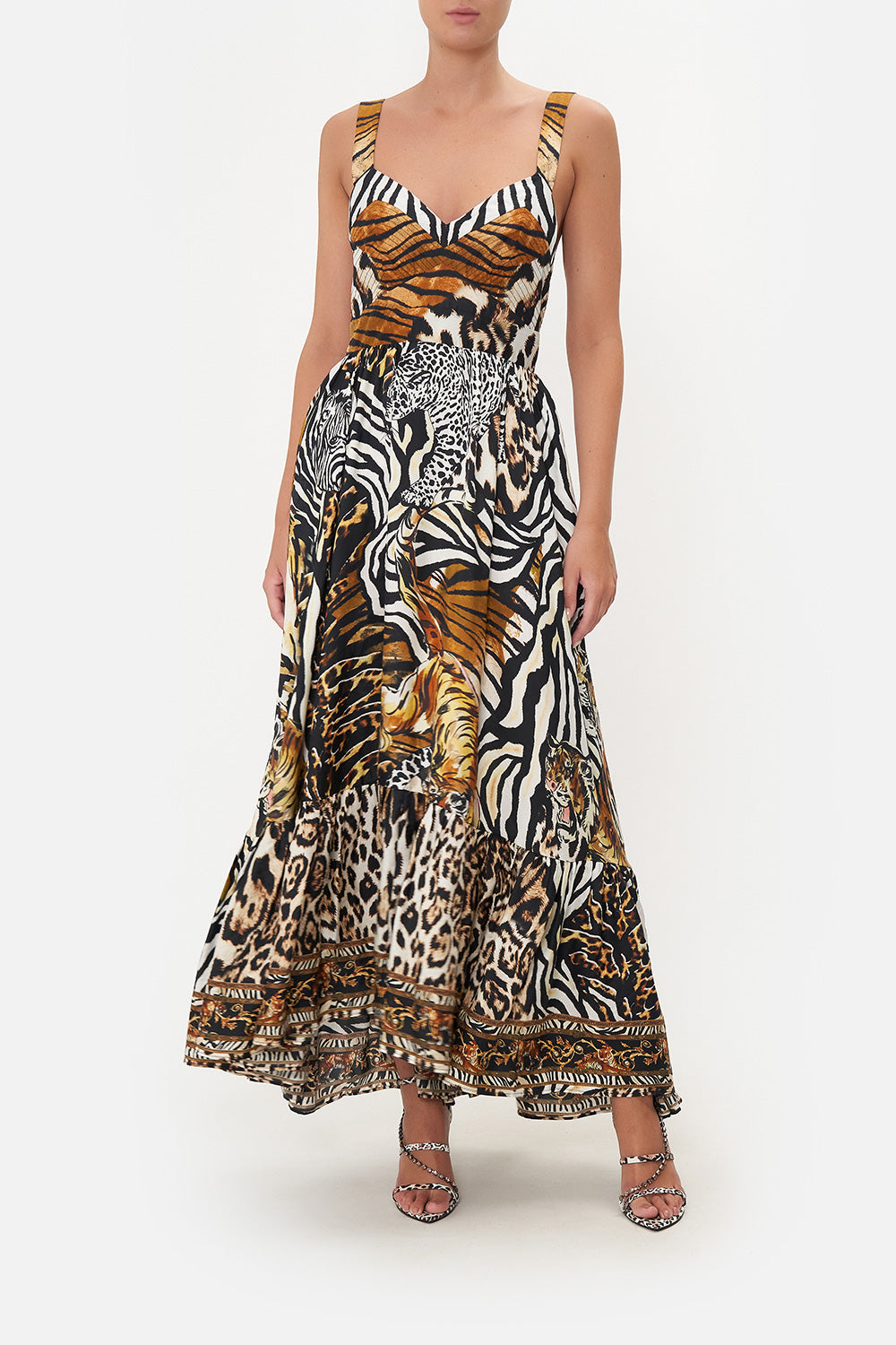 DRESS WITH FITTED BODICE WHATS NEW PUSSYCAT