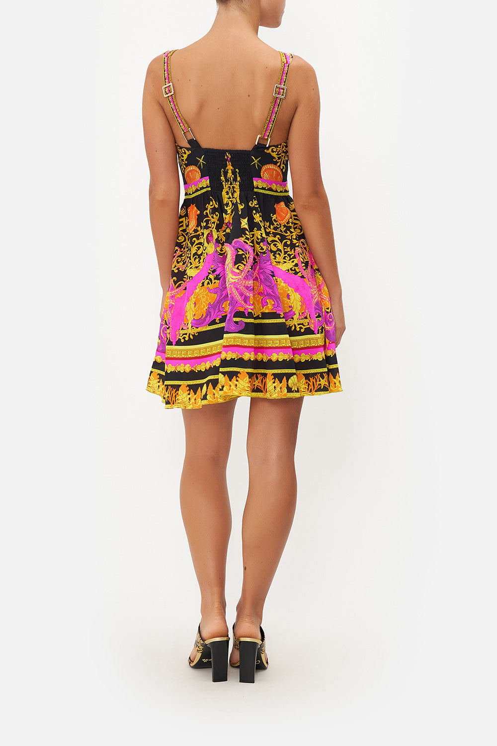 SHORT V NECK CUT OUT DRESS OCTOPIA