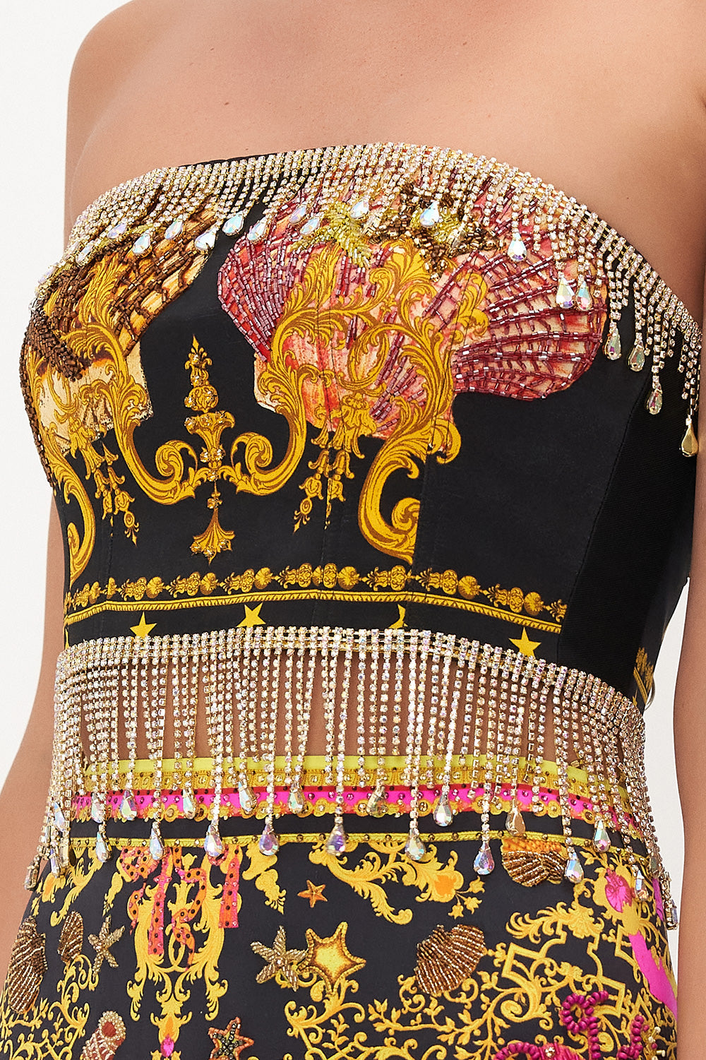 CROPPED CORSET OCTOPIA