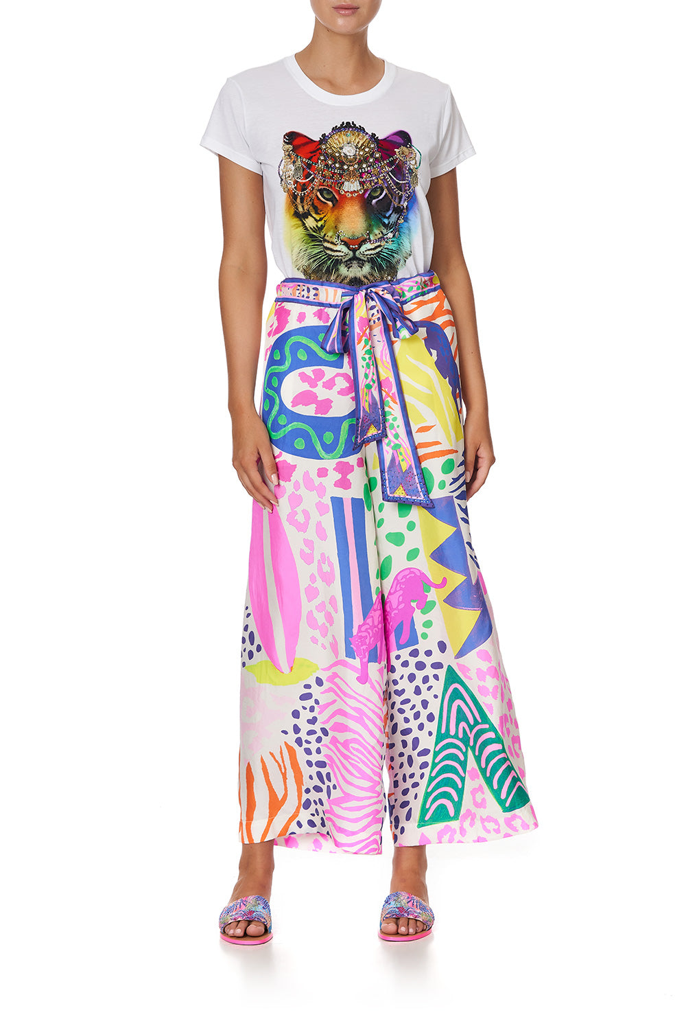 LOUNGE TROUSER WITH WAIST TIE BONZA BABE