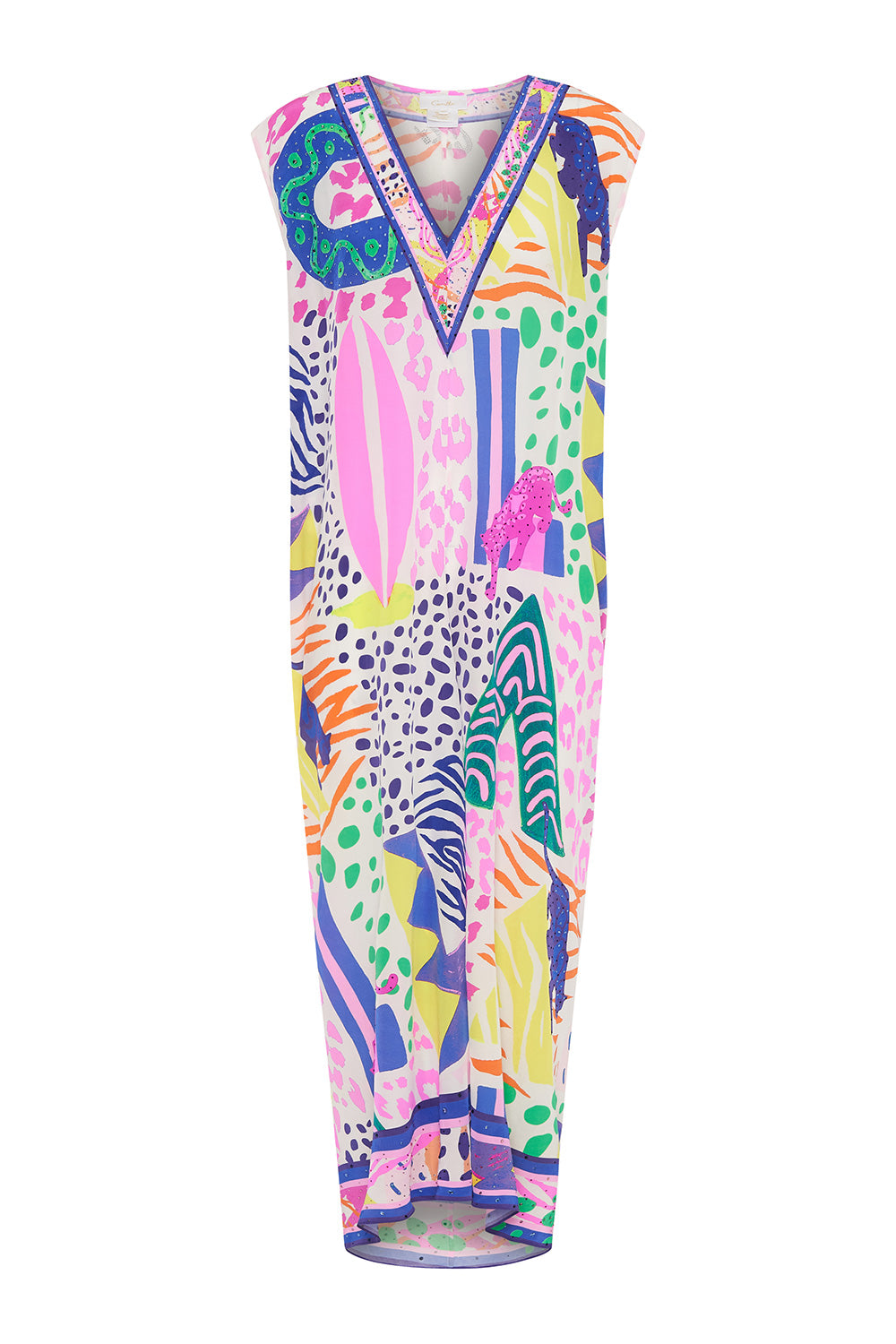 SLEEVELESS DRAPE BACK DRESS BONZA BABE