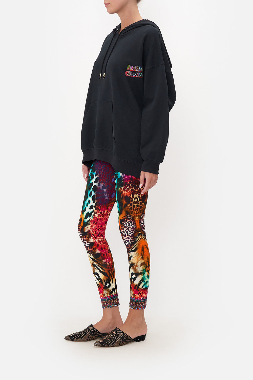 OVERSIZE BOYFRIEND HOODIE SURREALIST XANADU