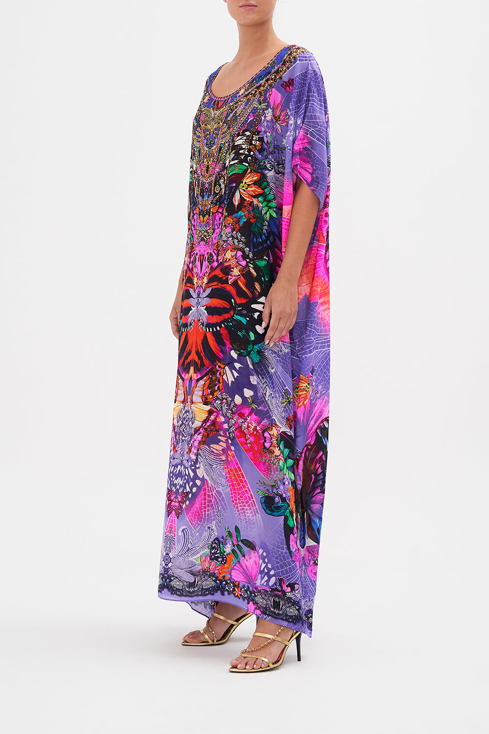 ROUND NECK KAFTAN INDIRA