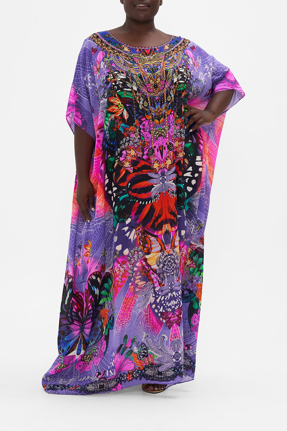 ROUND NECK KAFTAN INDIRA