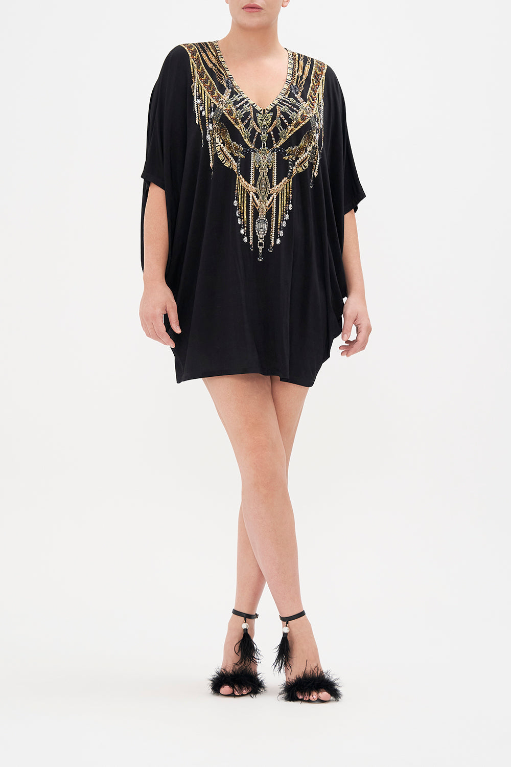 BAT SLEEVE DRESS EASY TIGER