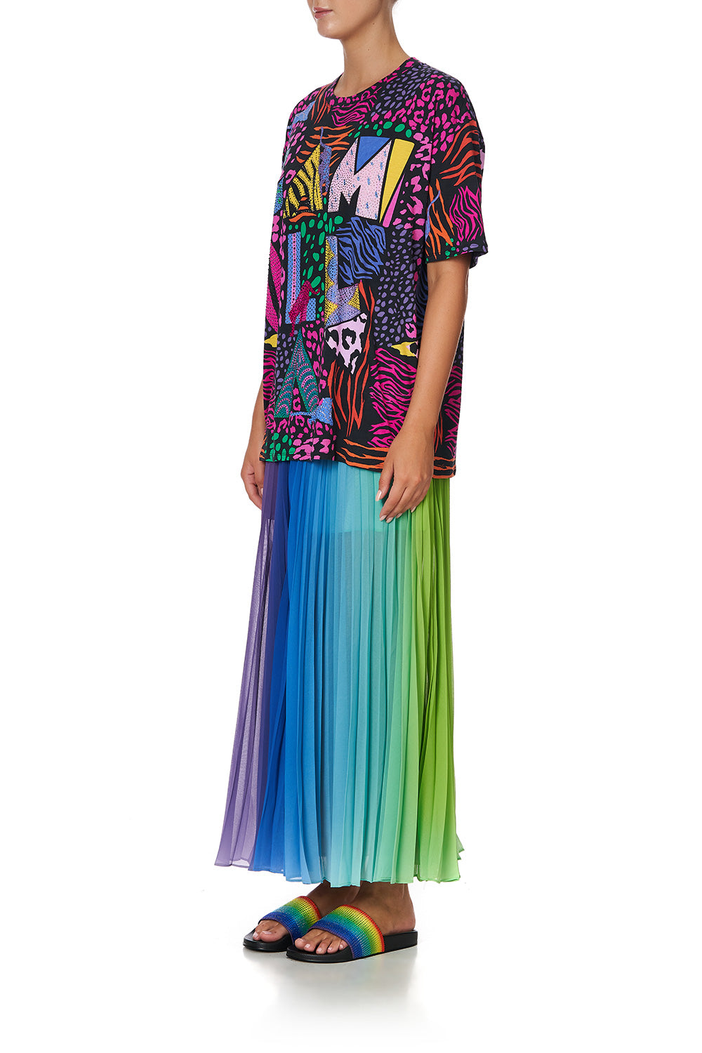 OVERSIZE BAND TEE FAIR LADYS DINKUM