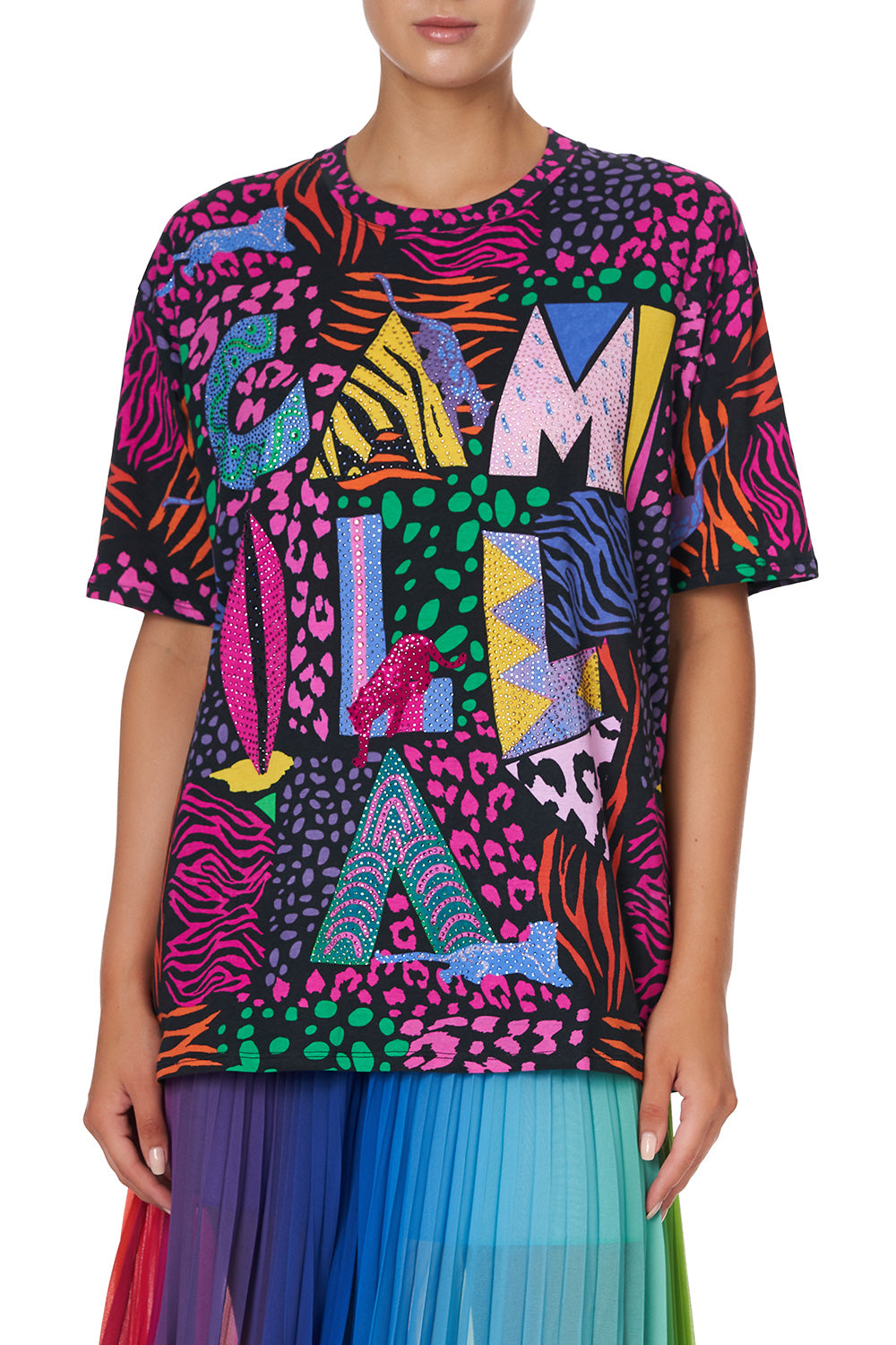 OVERSIZE BAND TEE FAIR LADYS DINKUM