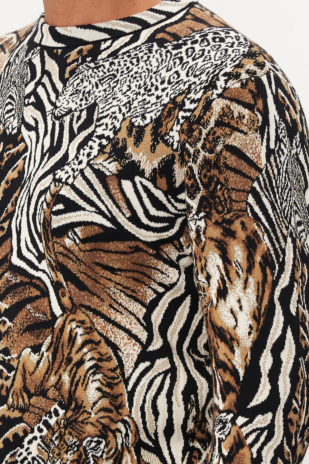 OVERSIZED KNITTED SWEATER WHATS NEW PUSSYCAT