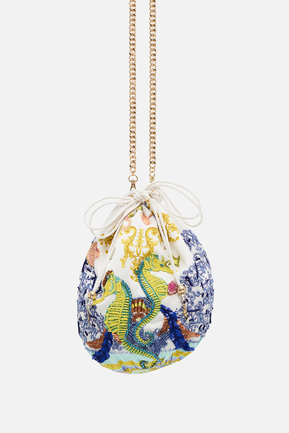 ROUND DRAWSTRING POUCH STAR OF THE SEA