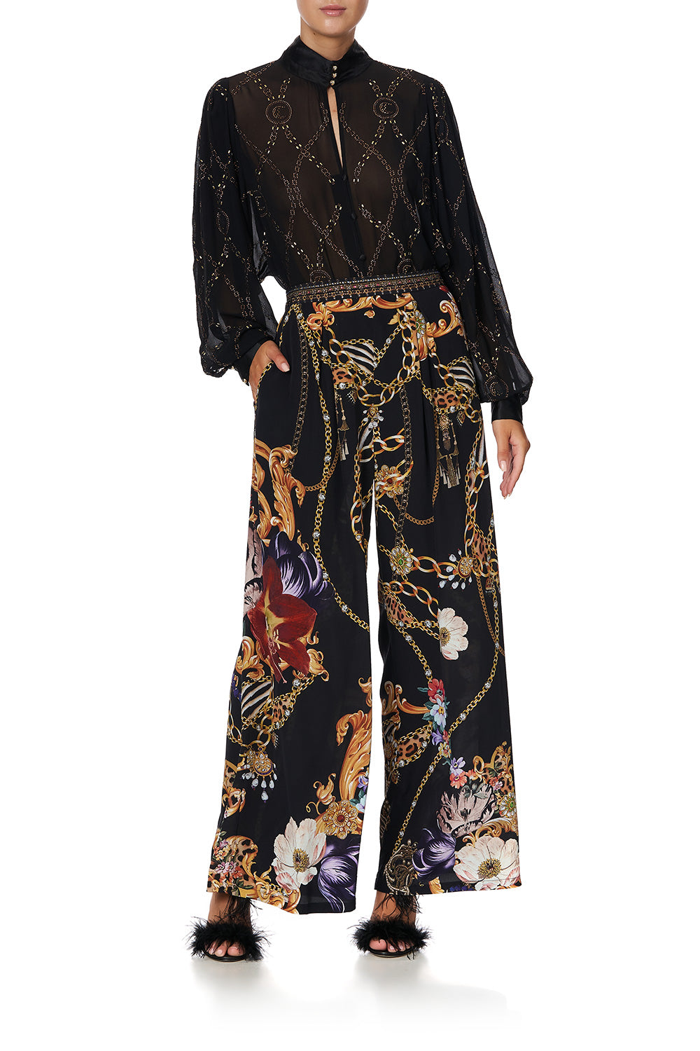 TUCK FRONT PANT A NIGHT IN THE 90S