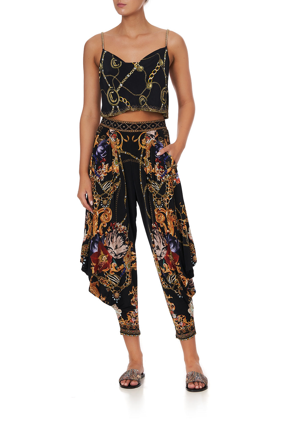 BIAS CROP CAMI A NIGHT IN THE 90S