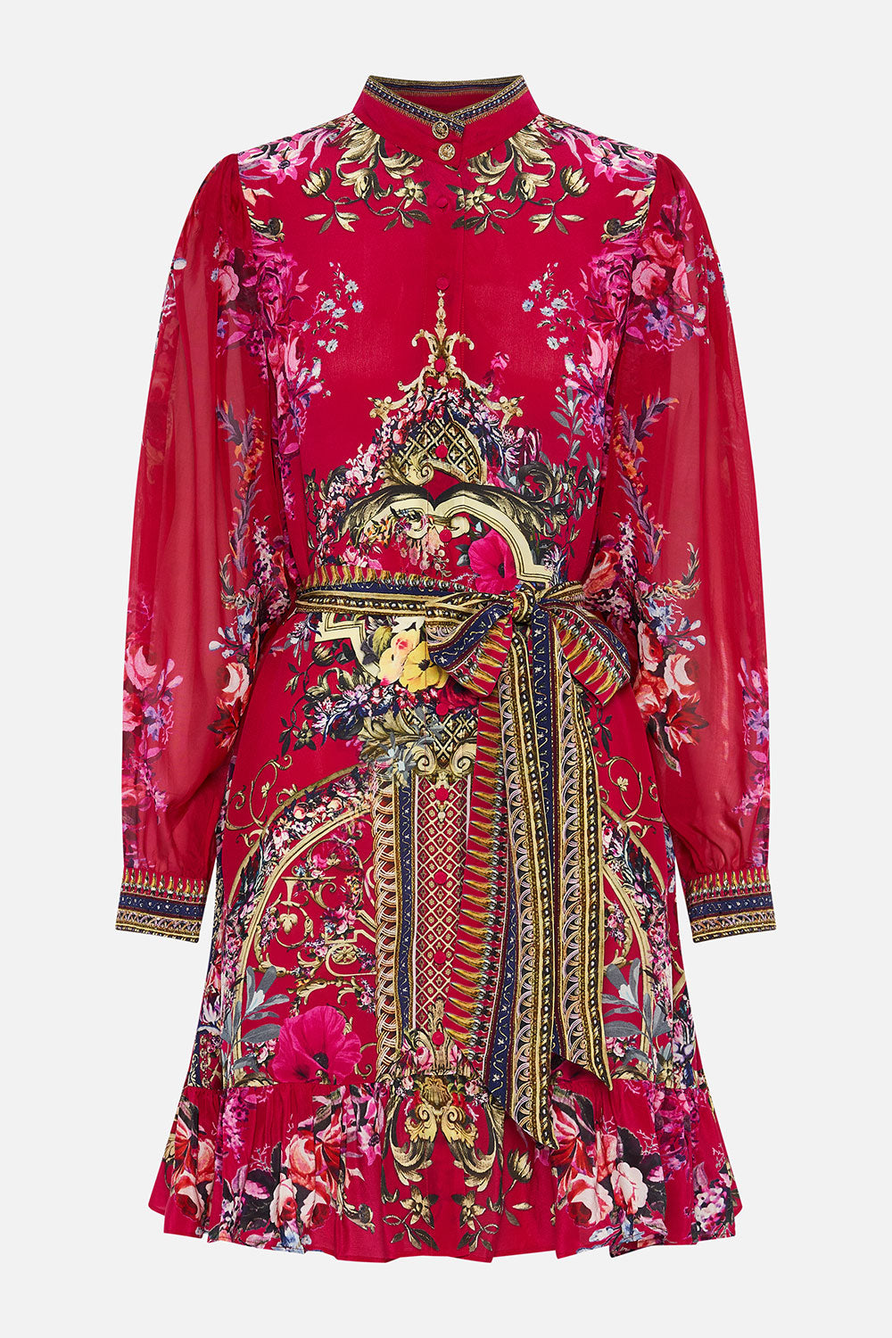 DROP SLEEVE SHIRT DRESS BOHEME BLOOMS