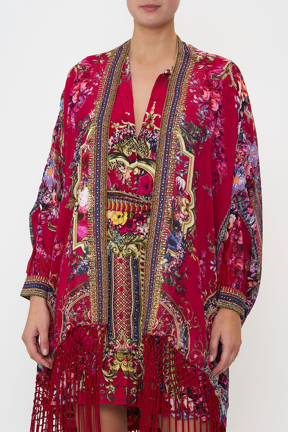 SHORT CAPE BOHEME BLOOMS