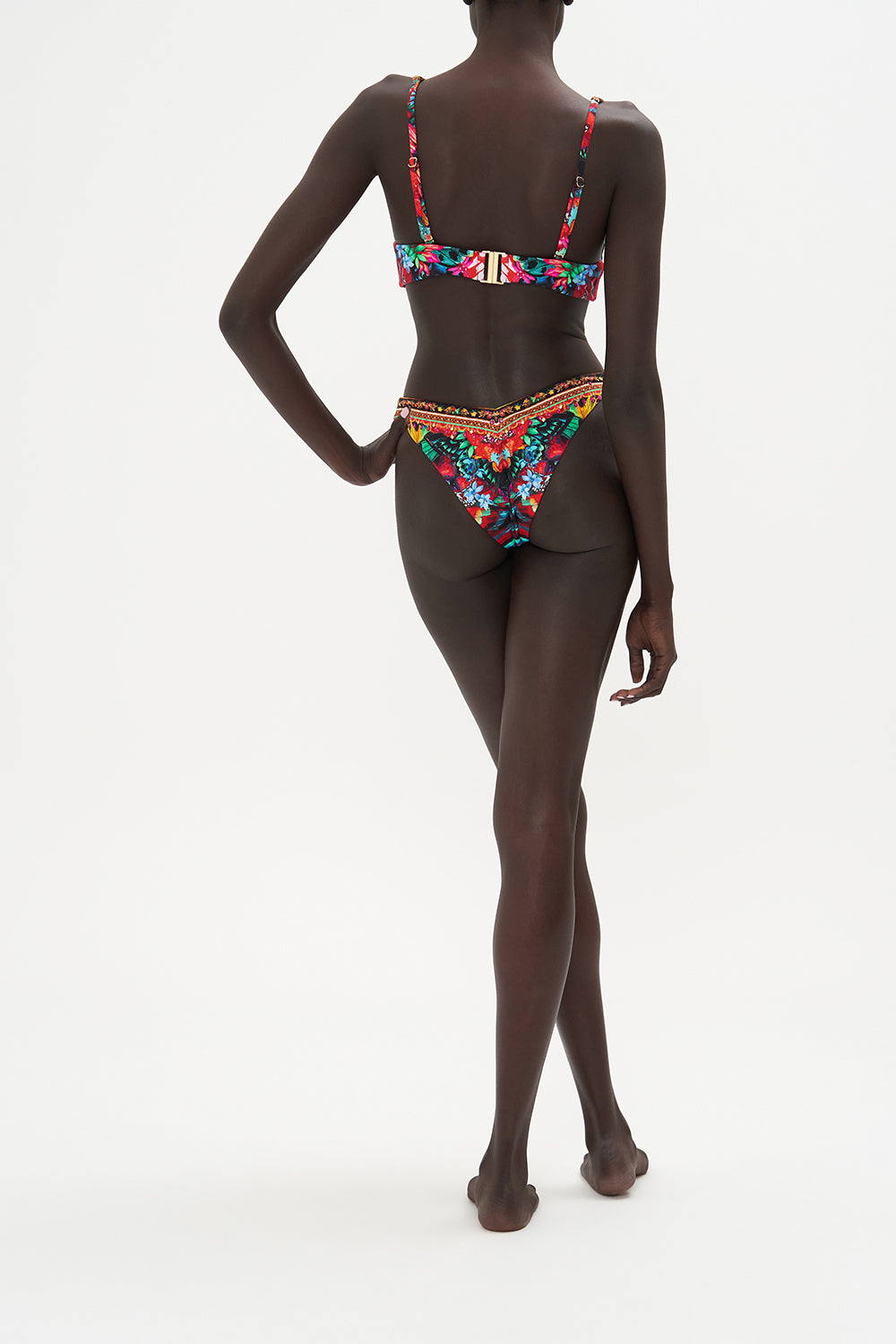 RING FRONT HIGH TRI BRA IN A FLUTTER