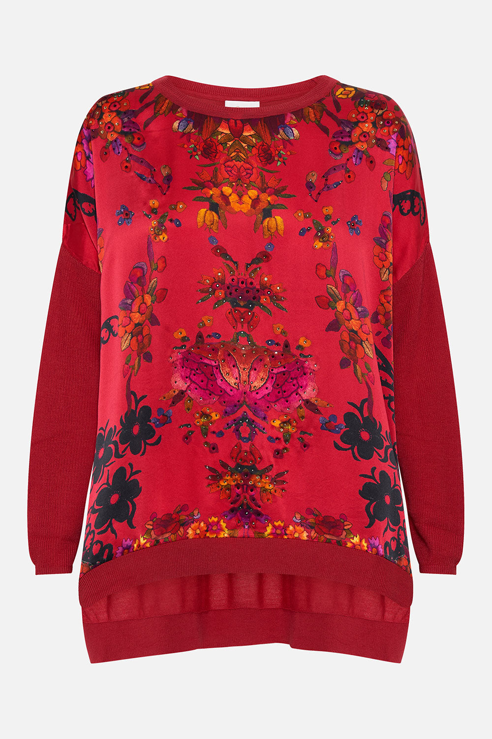 DROP SHOULDER BOX KNIT VIEW FROM THE VEIL