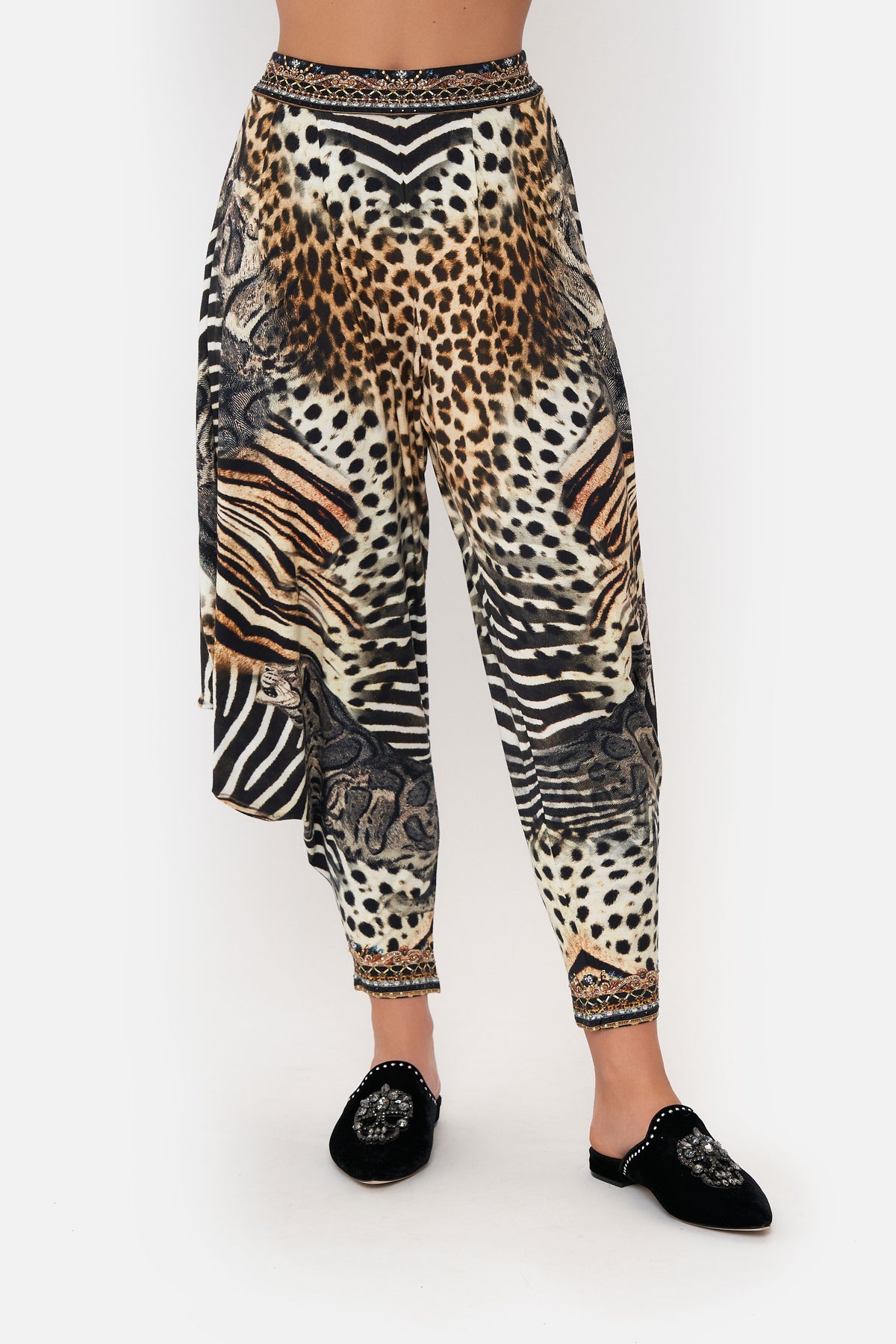 JERSEY DRAPE PANT WITH POCKET FOR THE LOVE OF LEO
