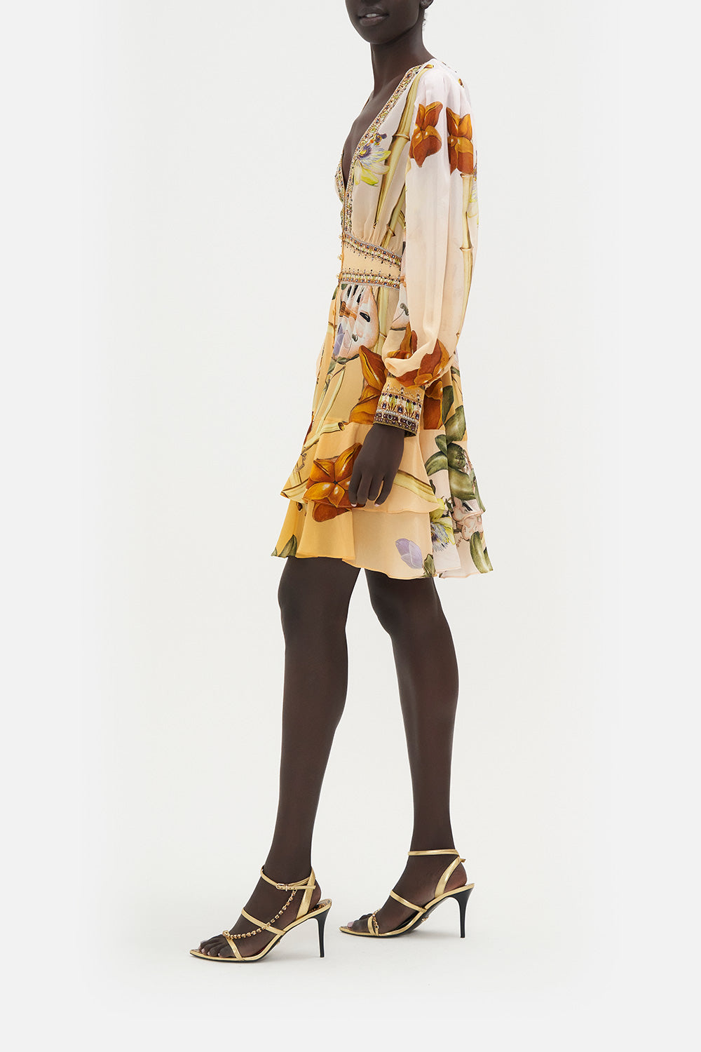 BUTTON FRONT FRILL DRESS ORIGINAL SIN