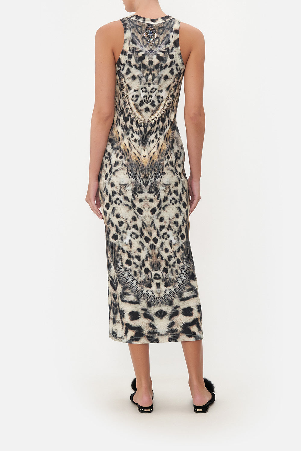 JERSEY TANK DRESS SNOW WHISPERS LOUNGE