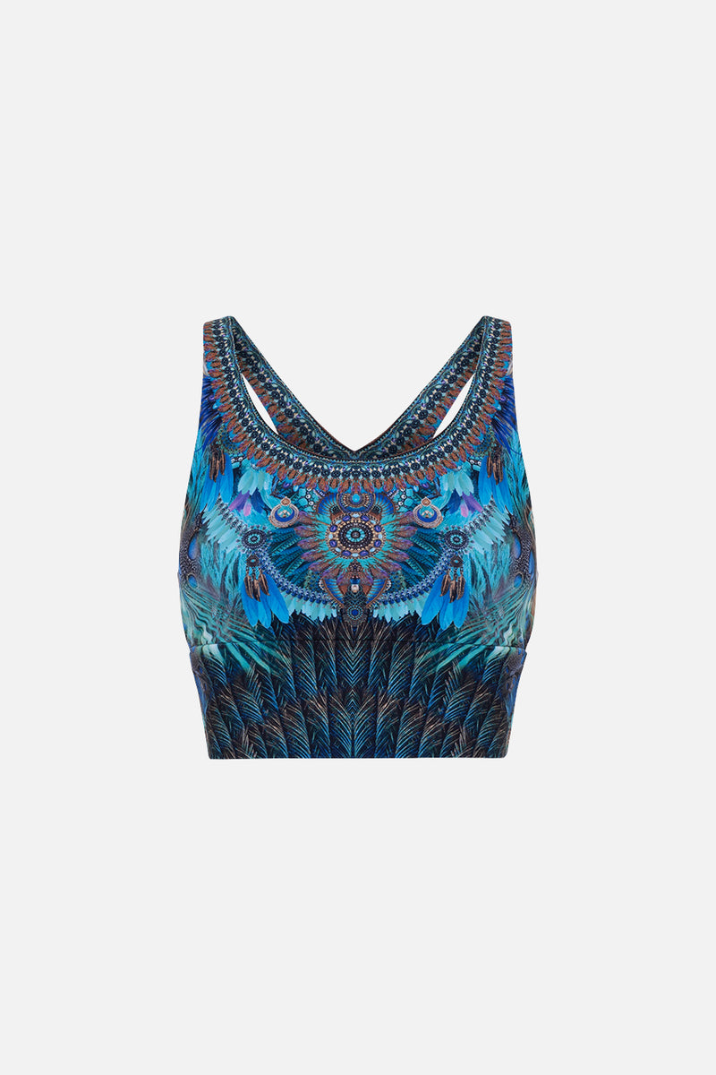 BANDED RACER BACK CROP NOUVEAU NATURE