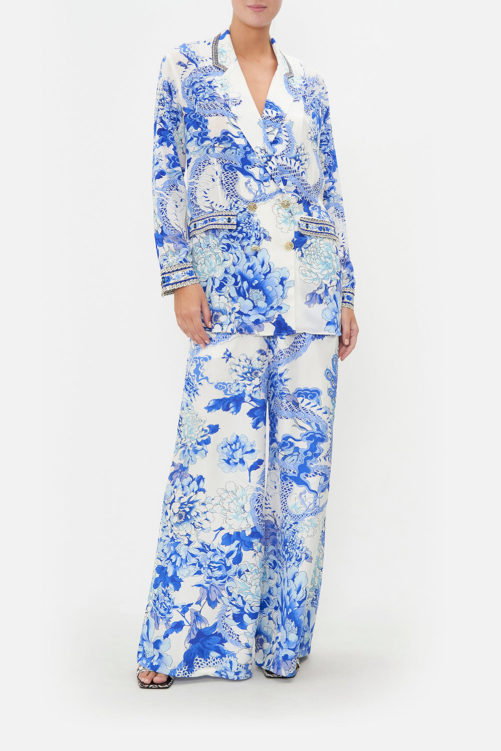 DOUBLE BREASTED SOFT JACKET HEART OF A DRAGON