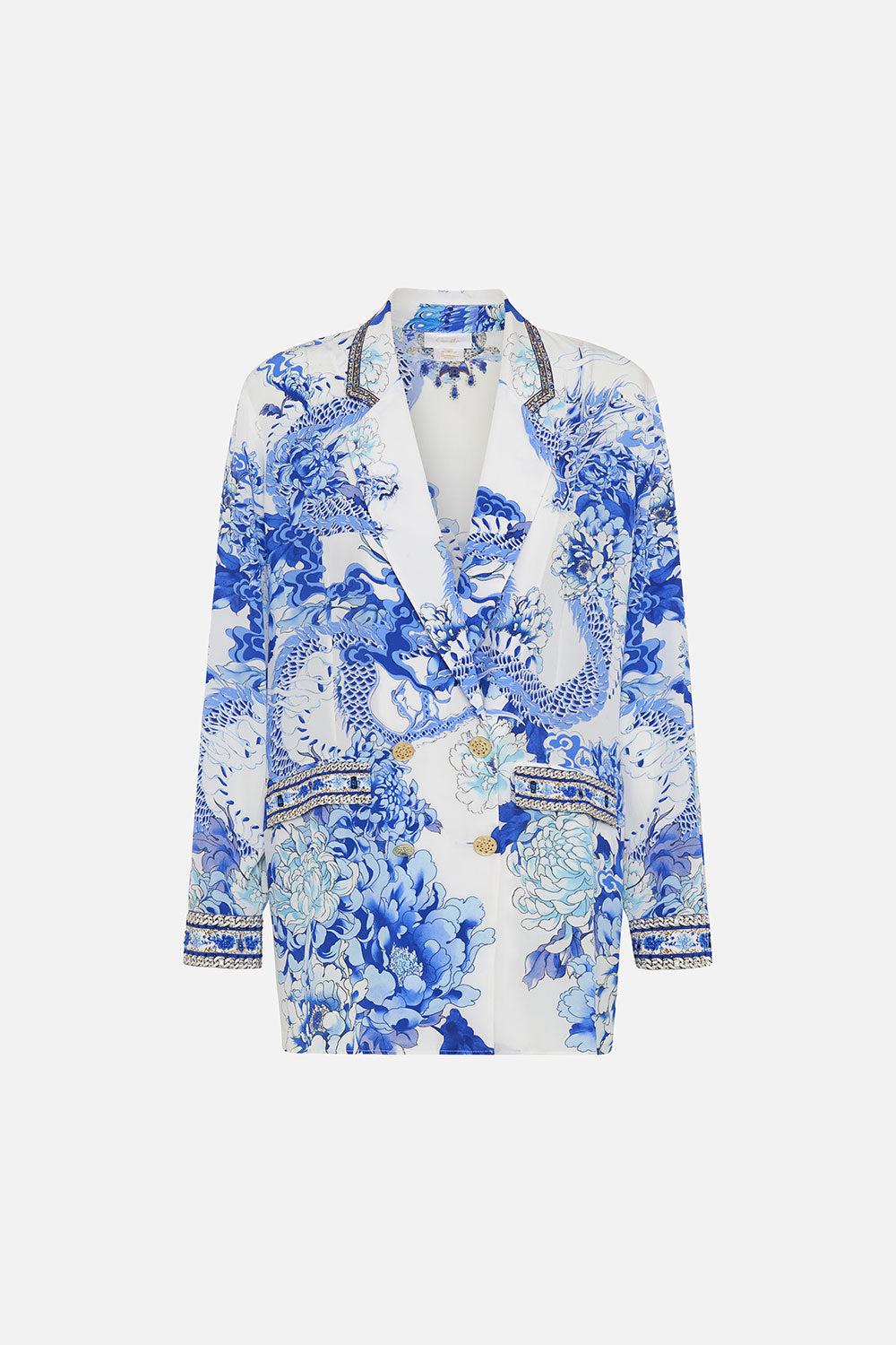 DOUBLE BREASTED SOFT JACKET HEART OF A DRAGON