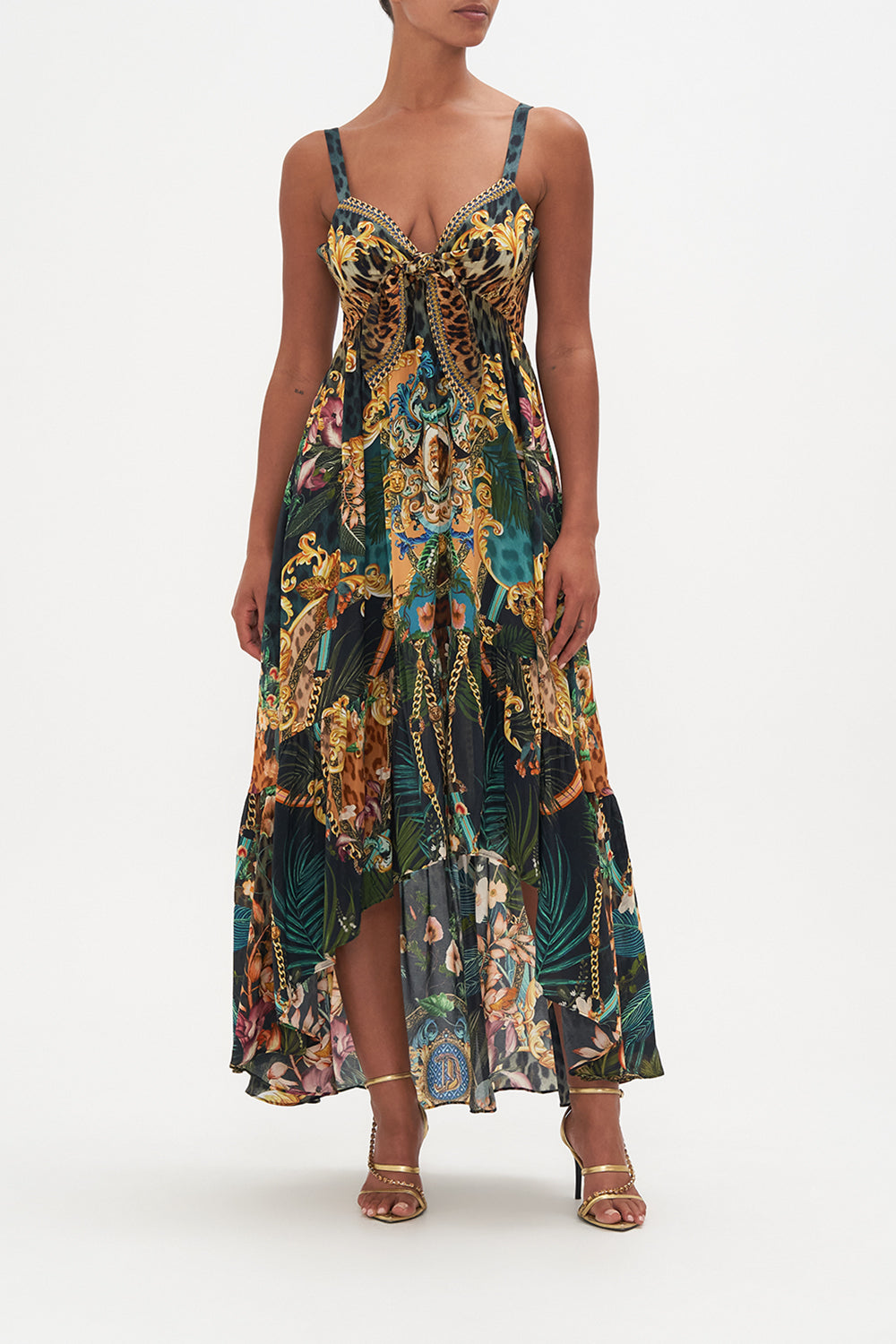 TIE FRONT HIGH LOW DRESS FEARLESS FELIS