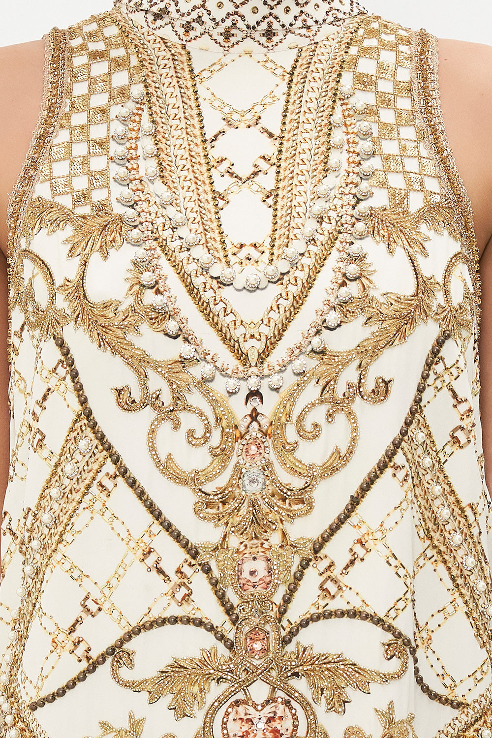 HIGH COLLAR SHIFT DRESS SOAR LIKE AN EAGLE