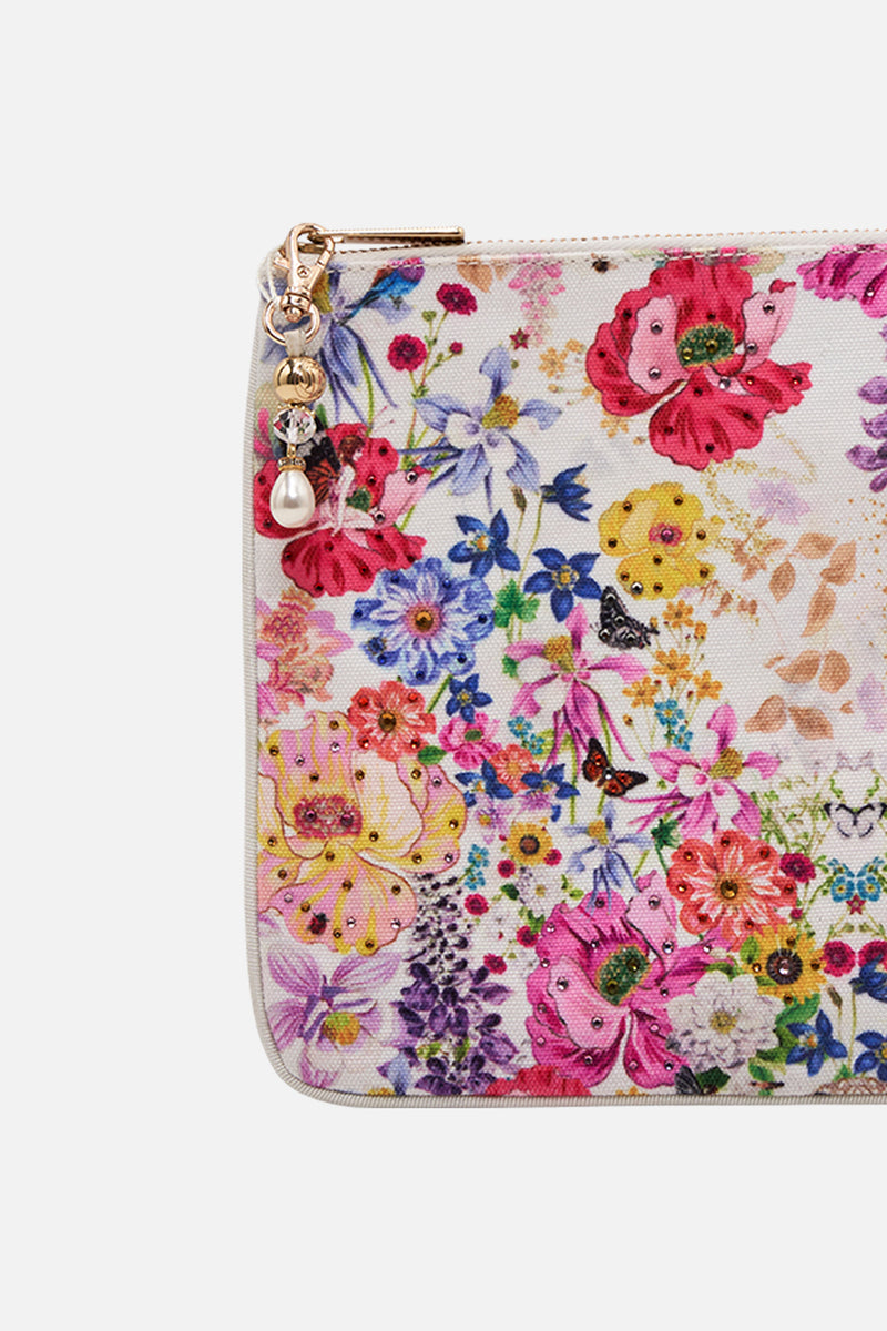 SMALL CANVAS CLUTCH CAMEOS CAN CAN