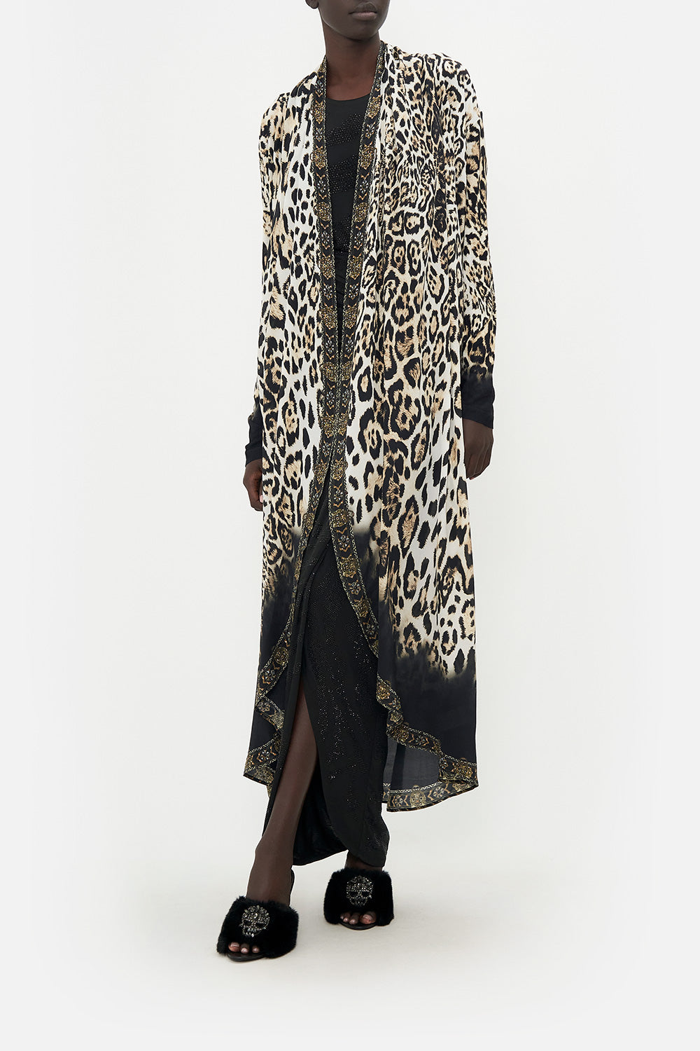 LONG CASUAL JACKET WITH POCKETS COOL FOR CATS