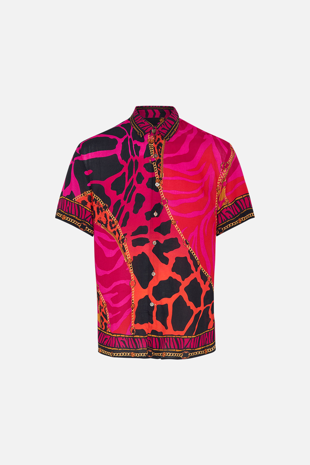 SHORT SLEEVE BUTTON THROUGH SHIRT ALWAYS CHANGE YOUR SPOTS