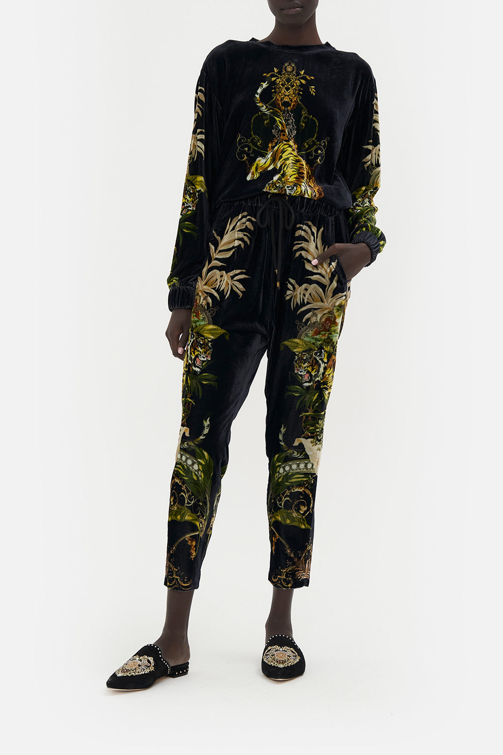 RIB WAIST RELAXED PANT THE QUEENS KING