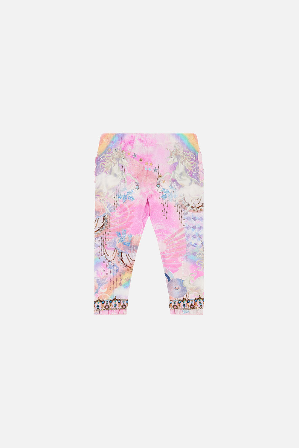BABIES LEGGINGS WITH FRILLS WINGS OF PEGASUS