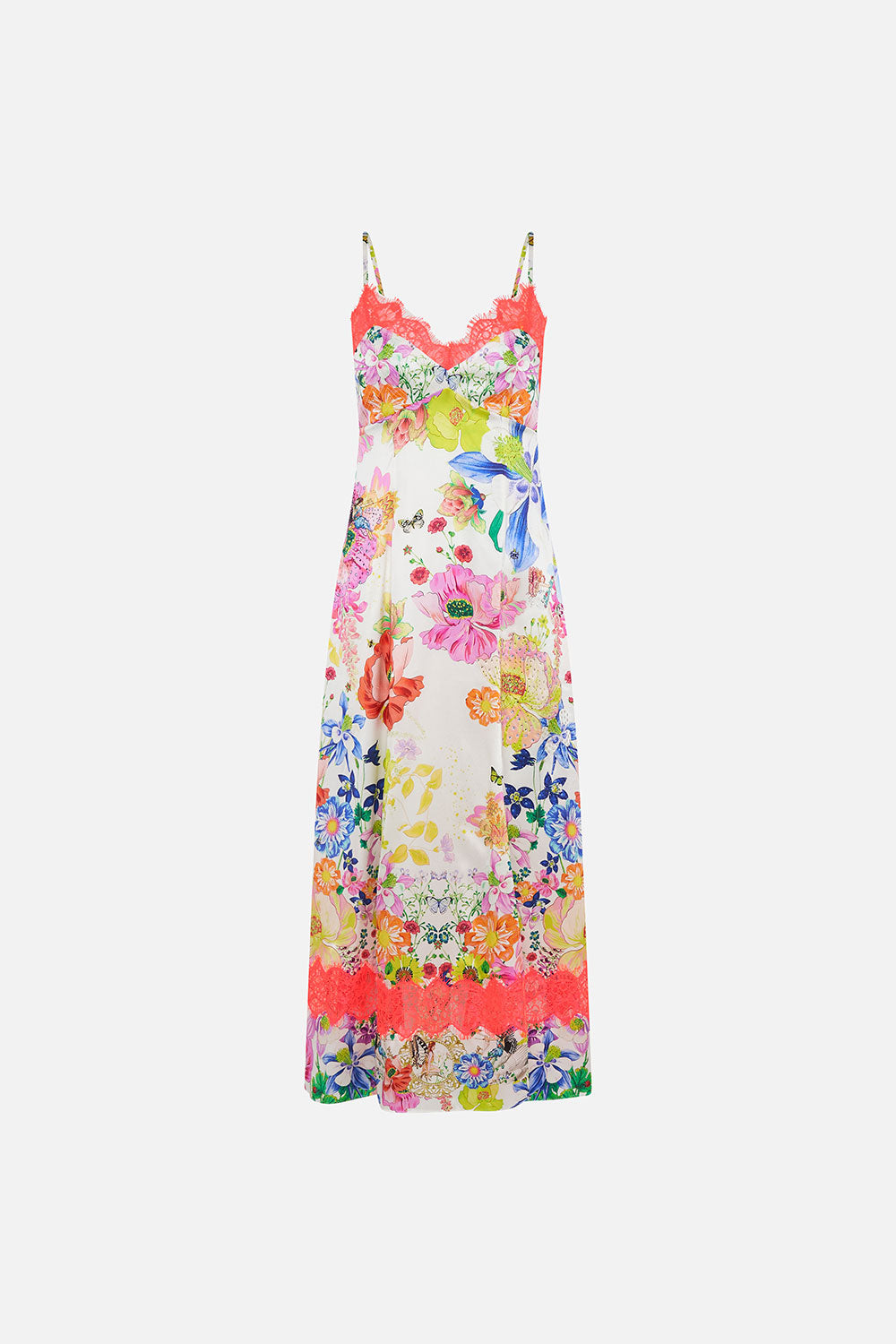 SLIP DRESS WITH FRONT SPLIT FAIRY GANG