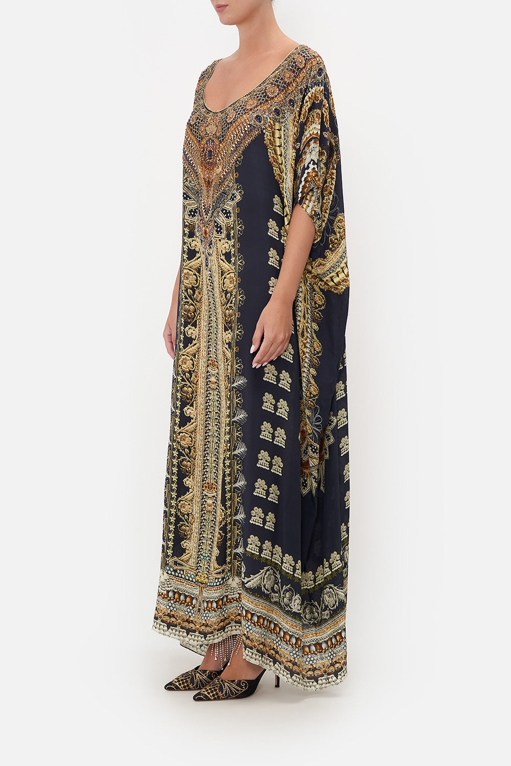 ROUND NECK KAFTAN ITS ALL OVER TORERO