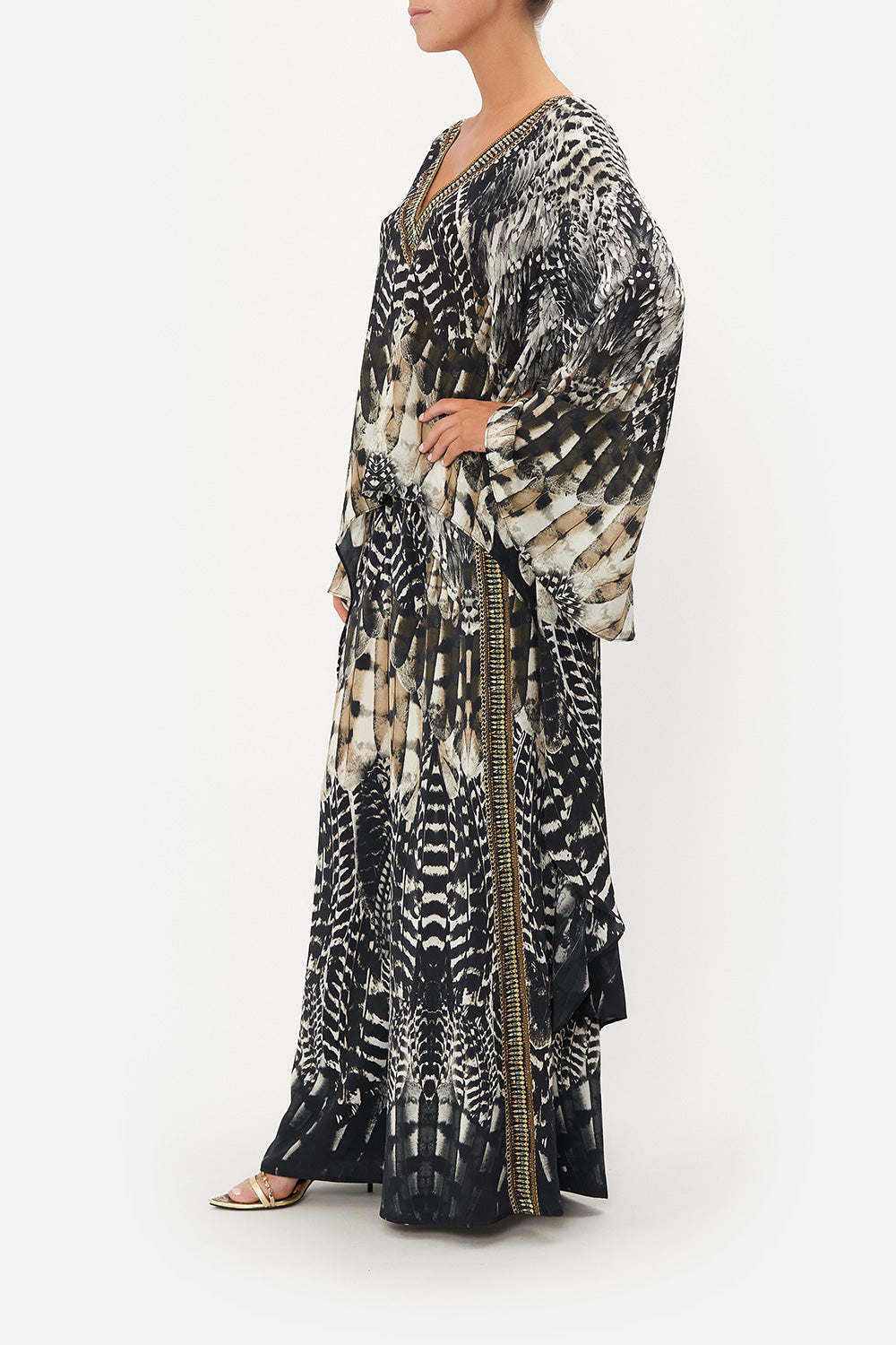 HIGH LOW FLARED BLOUSE NIGHT OWL