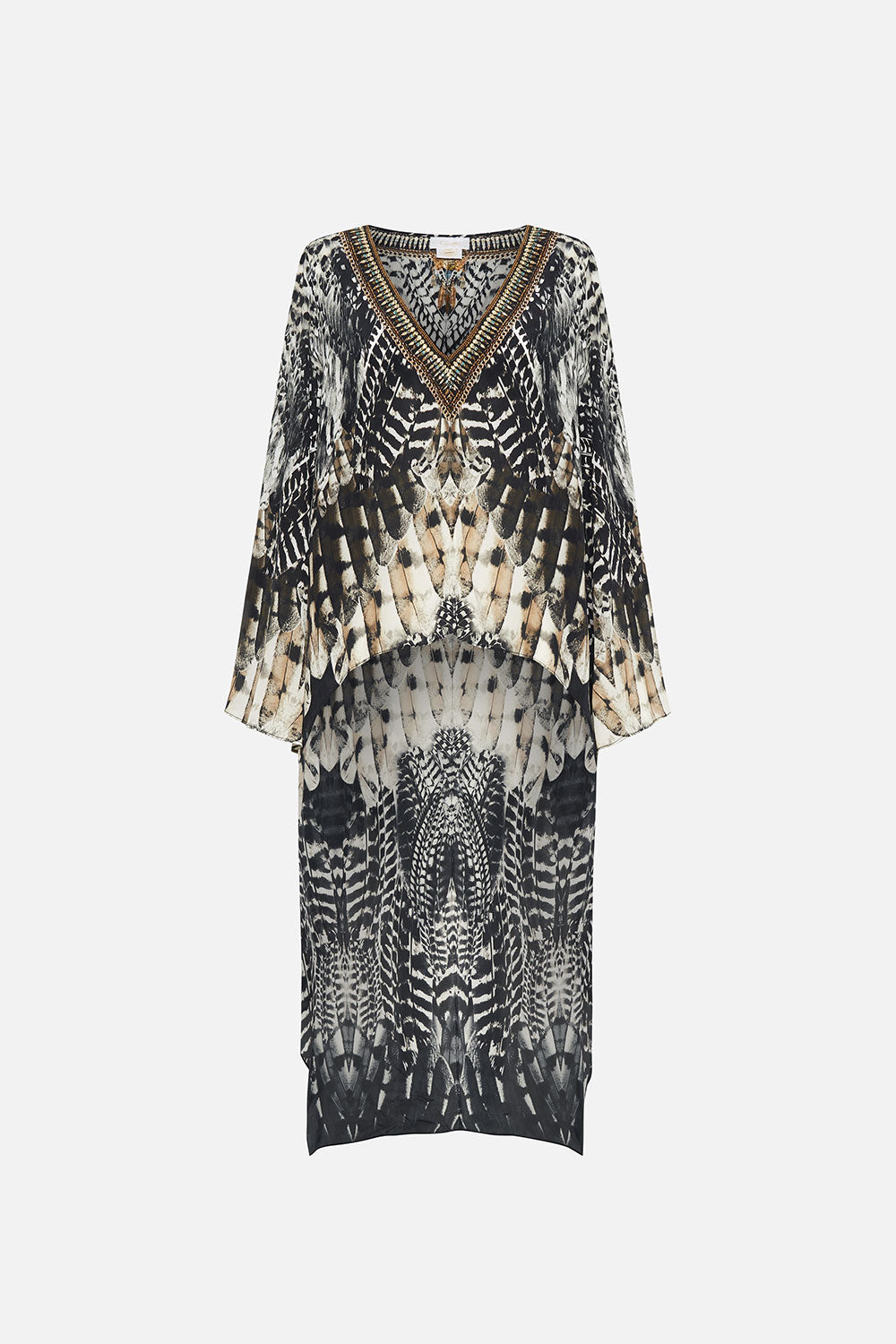 HIGH LOW FLARED BLOUSE NIGHT OWL