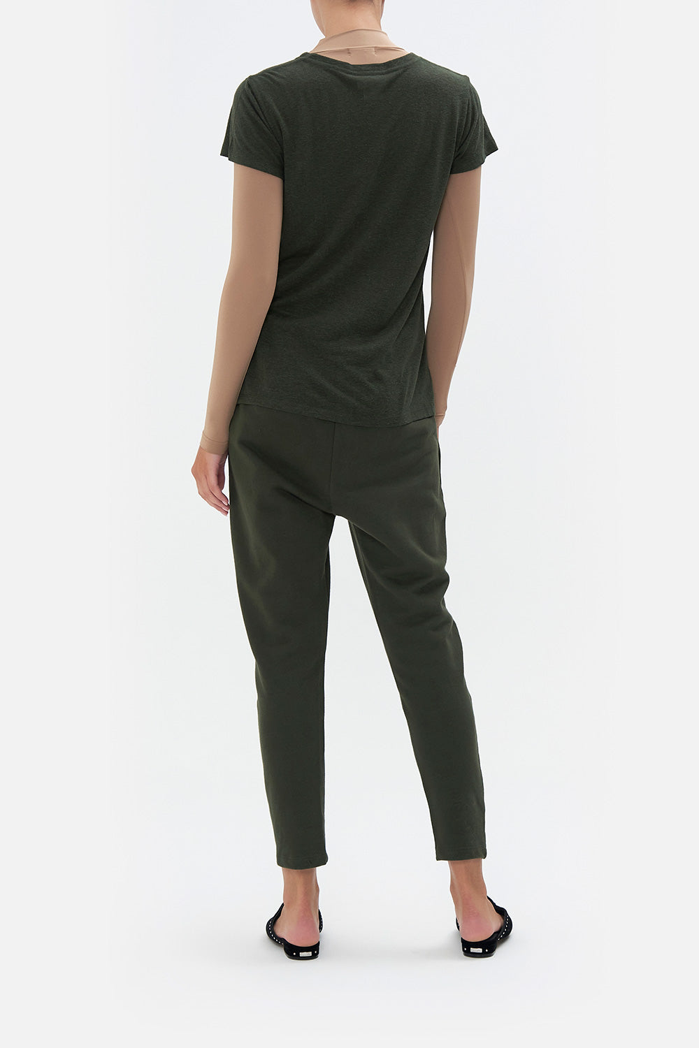 SLIM FIT ROUND NECK T-SHIRT PASSPORT TO PARADISE