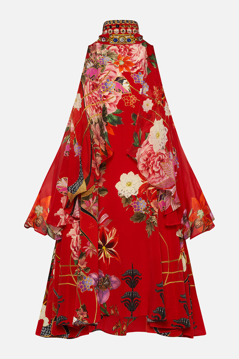 NECK TIE SHORT DRESS THE LEGEND OF ZIBA