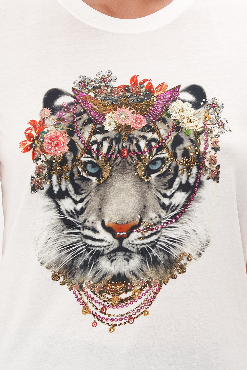 SLIM FIT ROUND NECK T-SHIRT THE LEGEND OF ZIBA