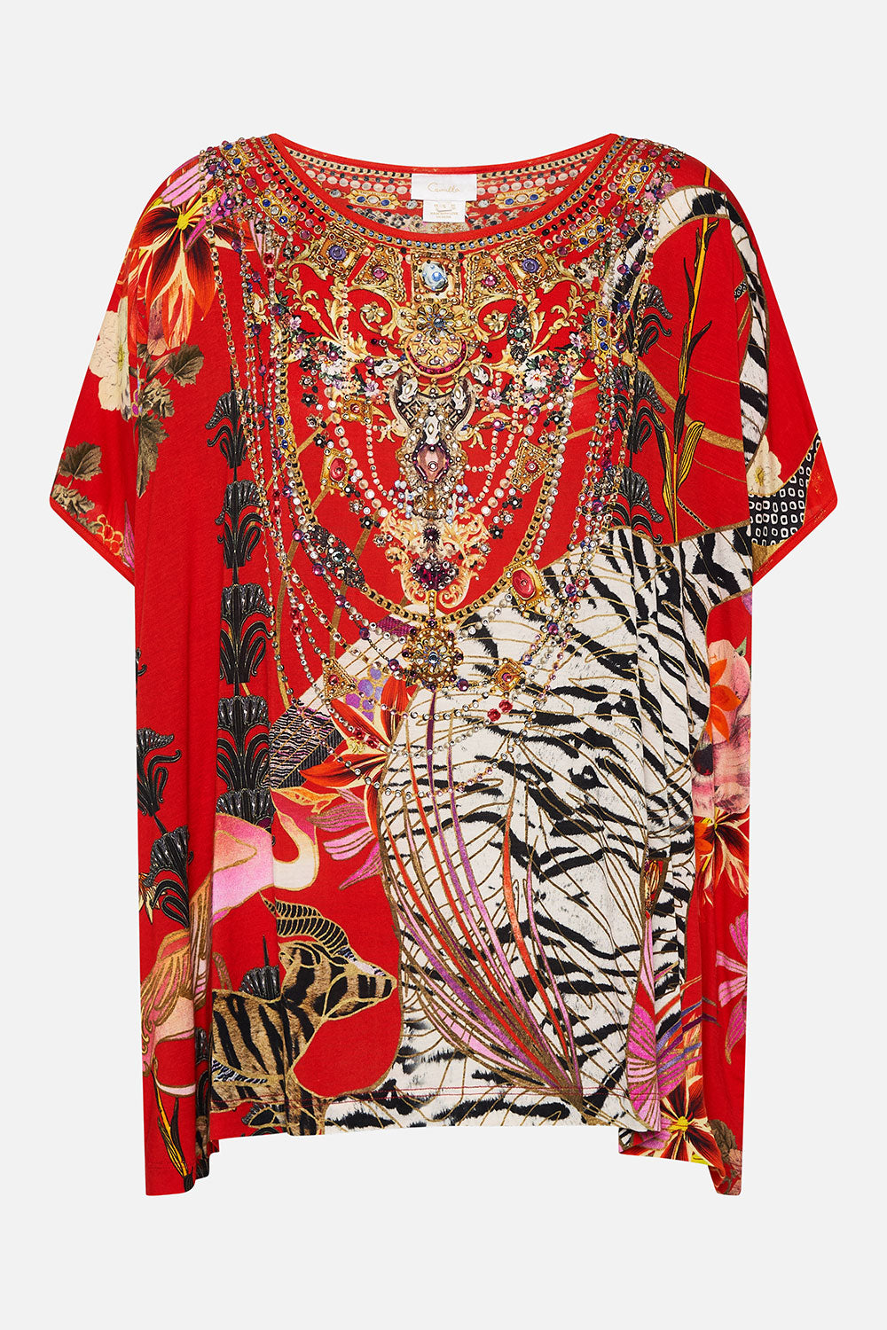 LOOSE FIT ROUND NECK TEE THE LEGEND OF ZIBA