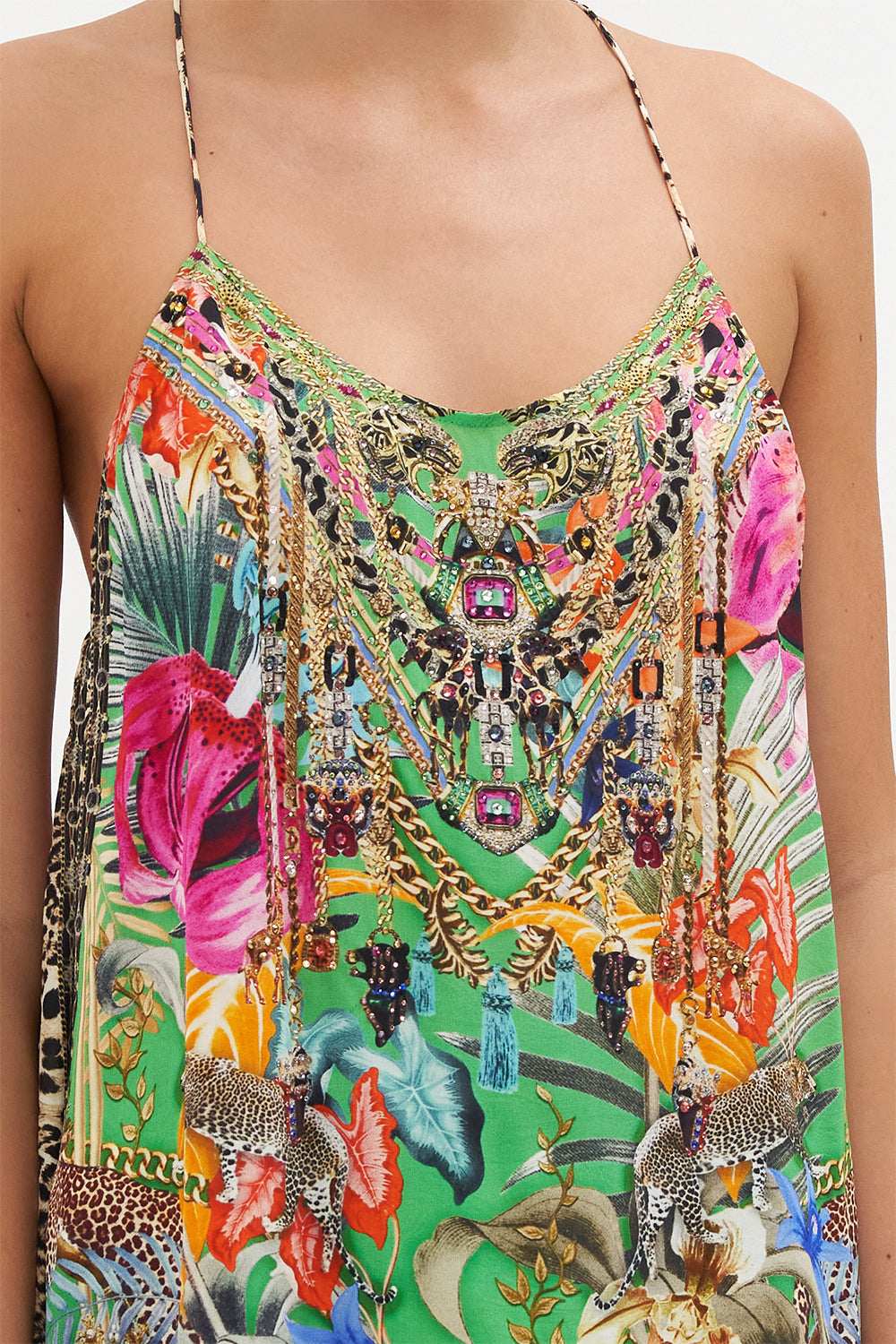 T BACK SHOESTRING TOP CURIOUS AND CURIOUSER