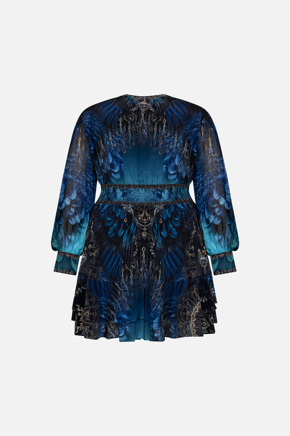 BUTTON FRONT FRILL DRESS GROUND CONTROL