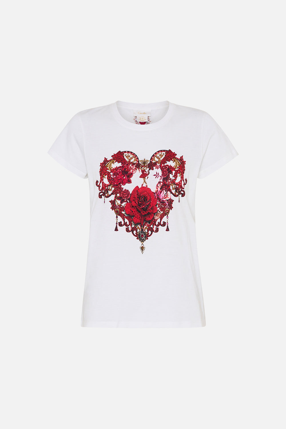 SLIM FIT ROUND NECK T-SHIRT CROWN OF THORNS