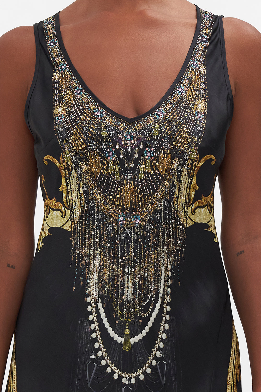 BIAS CUT TANK DRESS RAVIN RAVEN