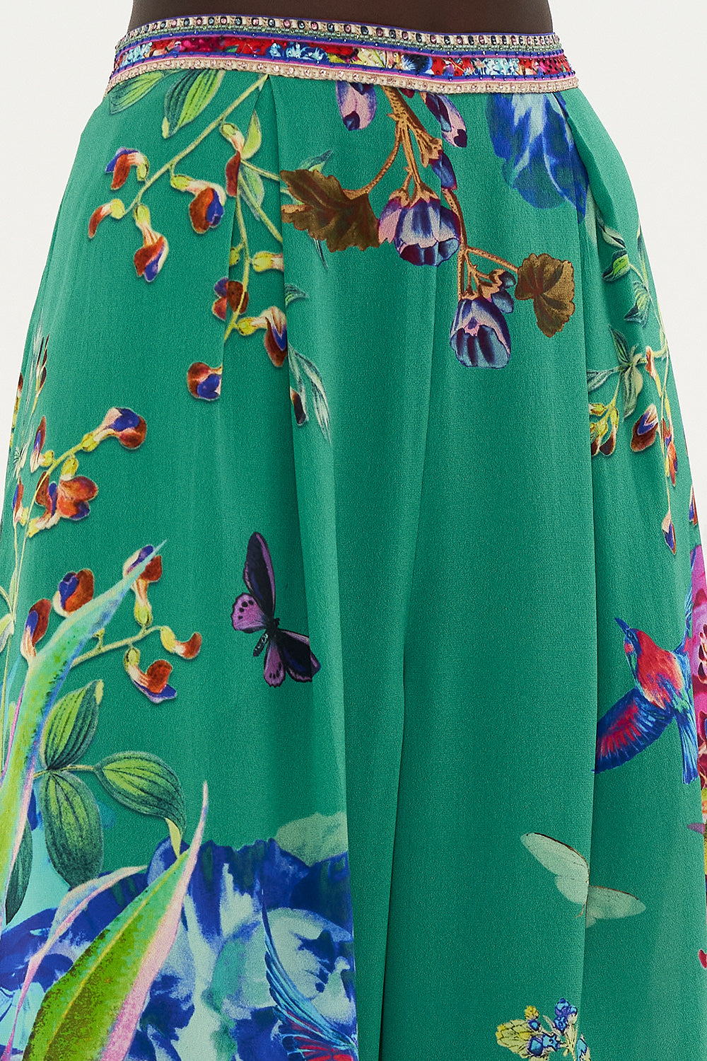 TUCK FRONT PANT RUN FROM PARADISE