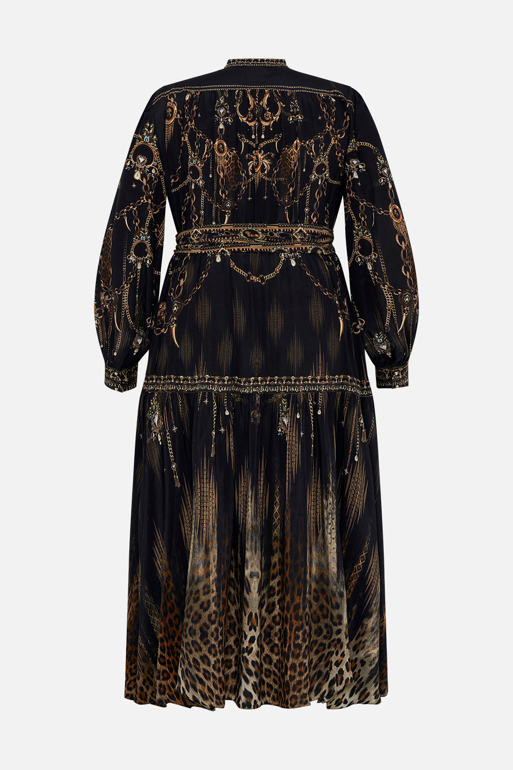 BUTTON THROUGH DRESS WITH YOKE JUNGLE DREAMING